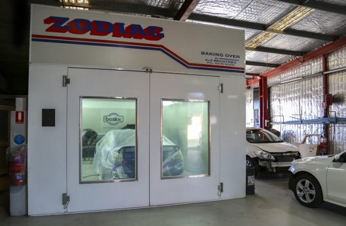 Busselton Smash Repair spray booth