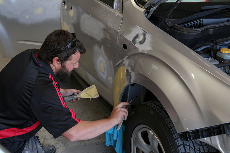 Busselton Smash Repair fixing dent